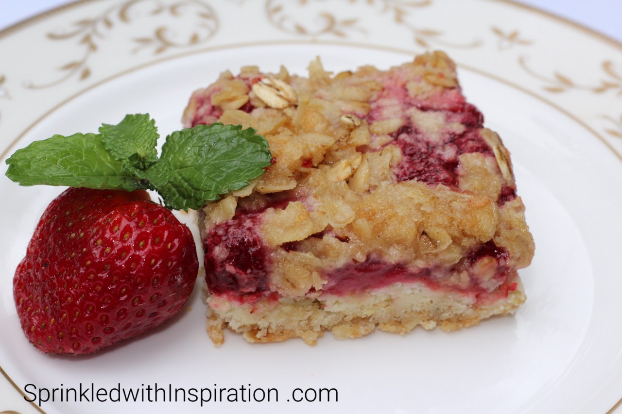 Strawberry Crumb Bars